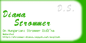diana strommer business card